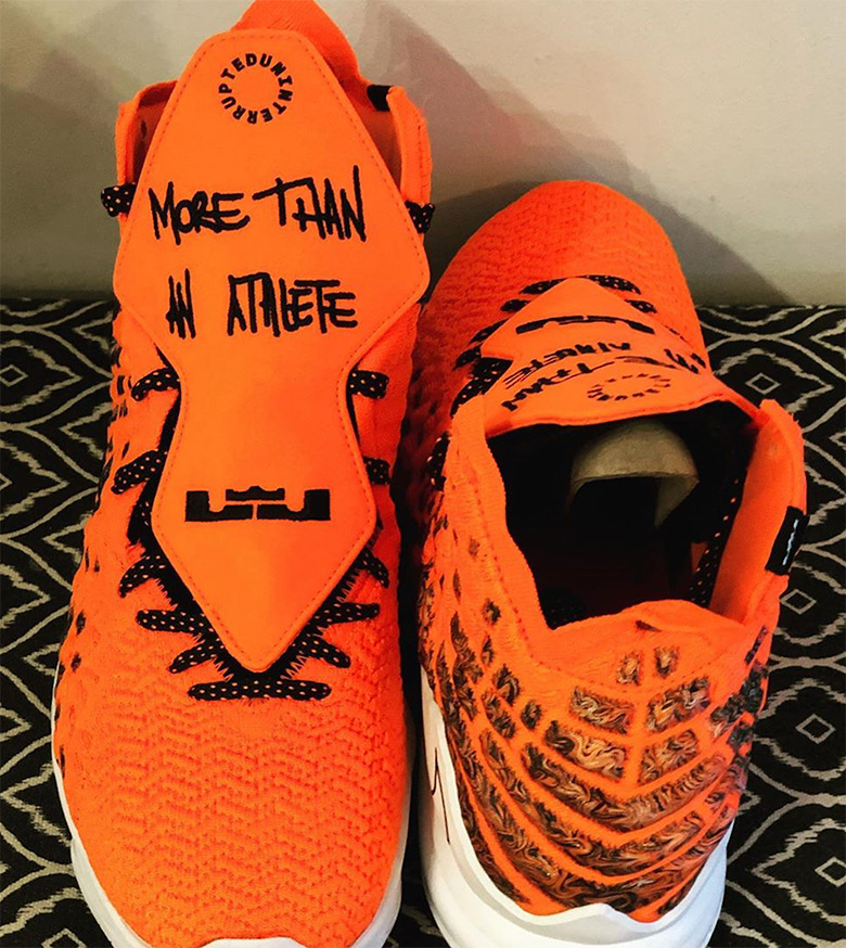 Nike Lebron 17 More Than An Athlete Orange 3