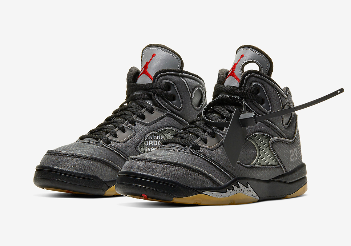 Off White Jordan 5 Ps Pre School Cv4827 001 2