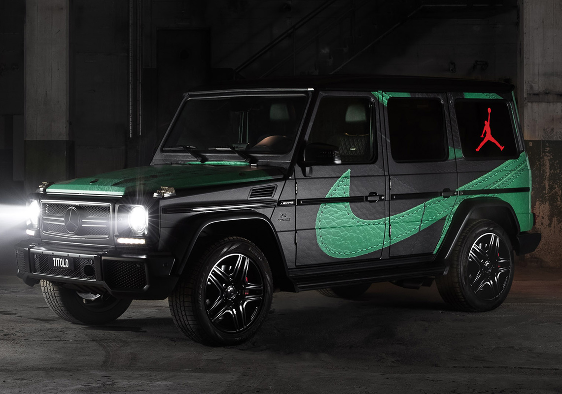 Titolo Turns The Mercedes G-Class Into The Air Jordan 1 "Pine Green"