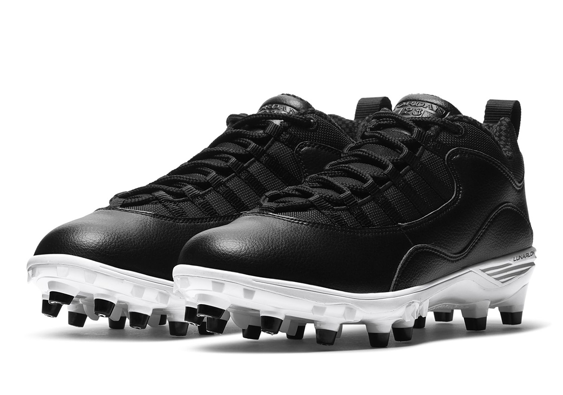 Air Jordan 10 Cleat Black Release Info 1