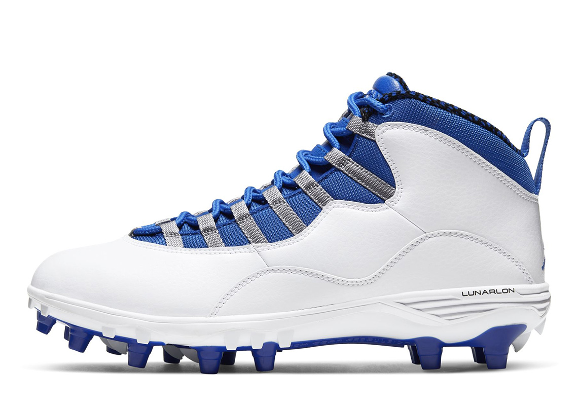 Air Jordan 10 Baseball Cleat Release Info Blue 1