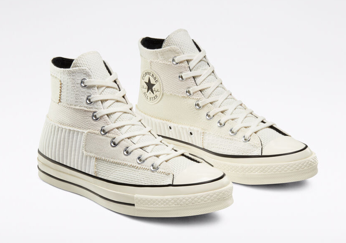 The Converse Chuck 70 "Mono Patchwork" Is Now Available In White