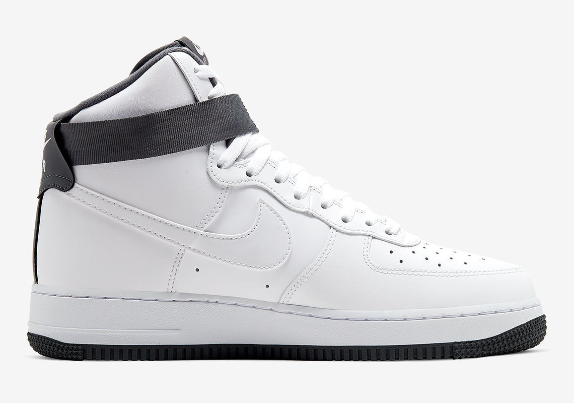 Nike Air Force 1 High White Grey Cd0910 100 3