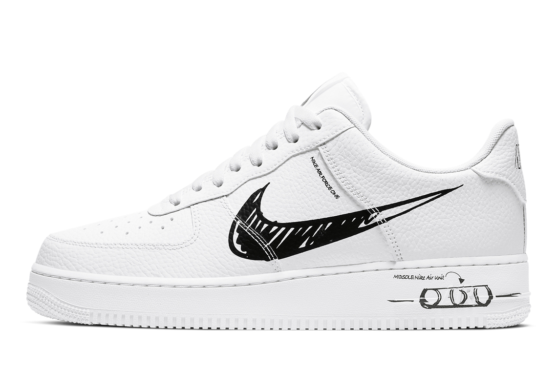 Nike Air Force 1 Low Sketch Pack Cw7581 101 2