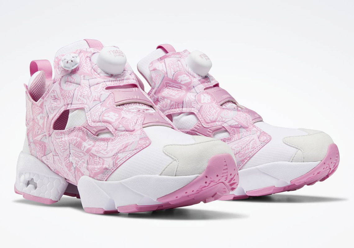 Reebok Adds An All-Over Print Logo Pattern On The Instapump Fury Bladder