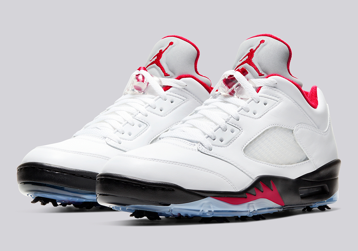 Air Jordan 5 Fire Red Golf Cu4523 100 2