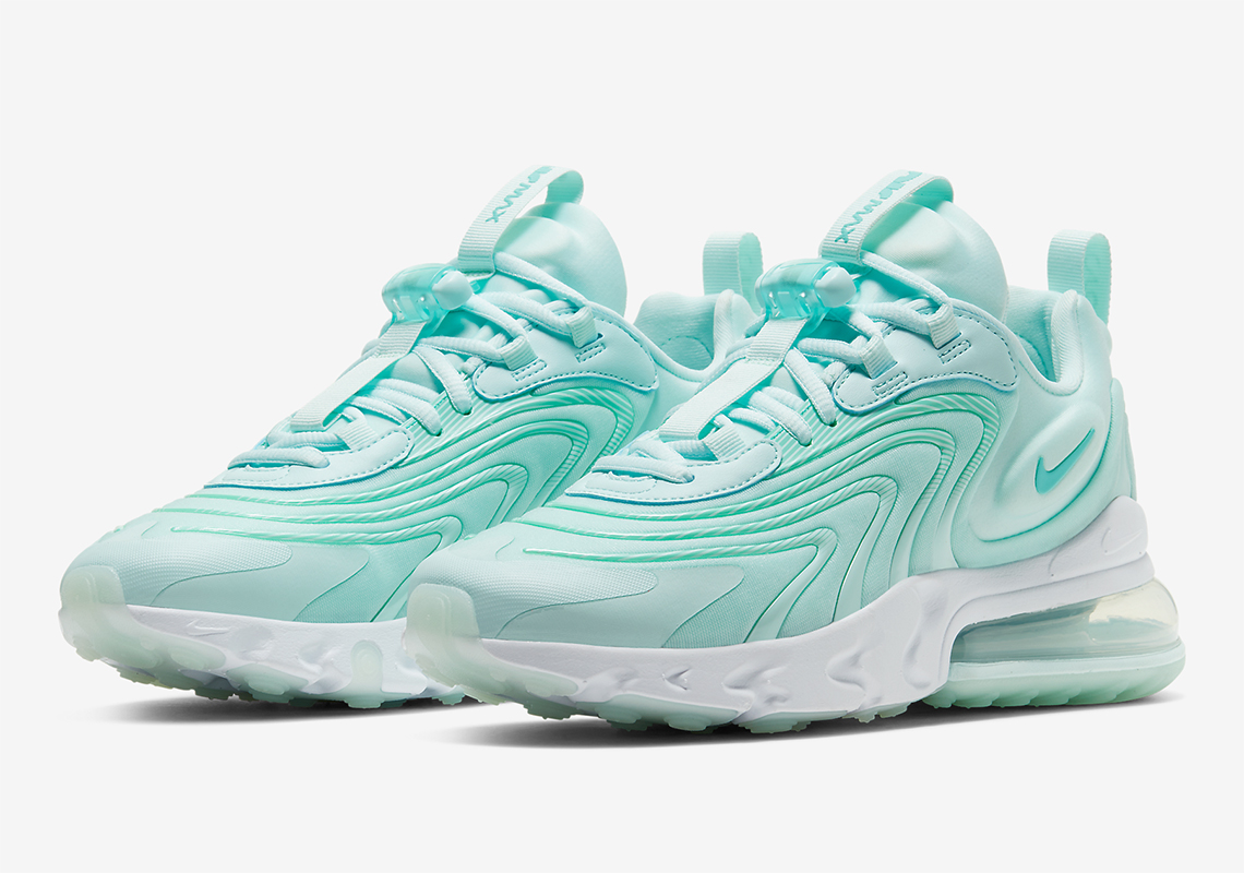 The Nike Air Max 270 React ENG Is Covered In A Glacial Blue