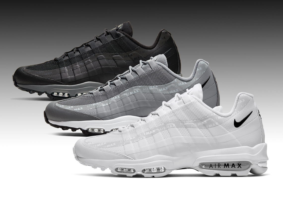 Nike Air Max 95 Ultra "Reflective Stripe" Pack Visible In Three Colorways