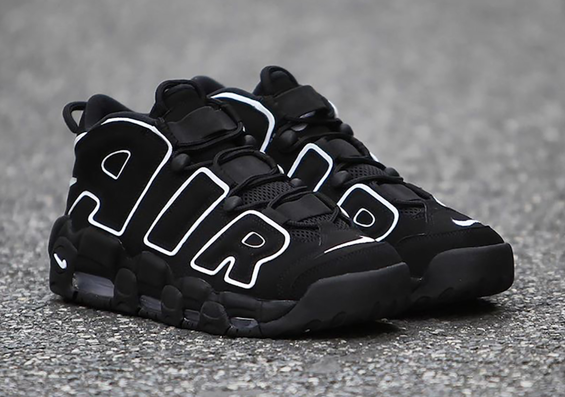 Nike Air More Uptempo Black White 414962 002 1