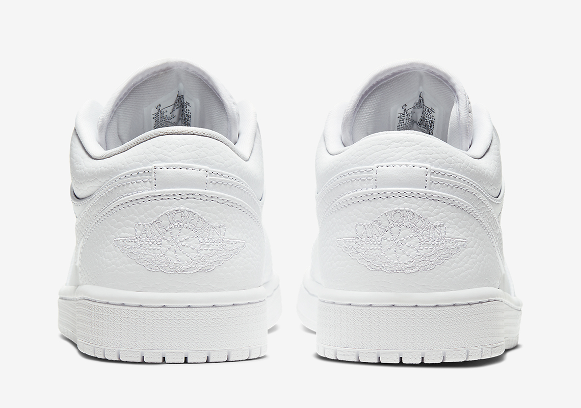 Air Jordan 1 Low Triple White 553558 130 6