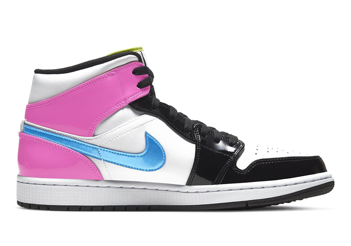 Air Jordan 1 Mid Patent Multi Release Info 4