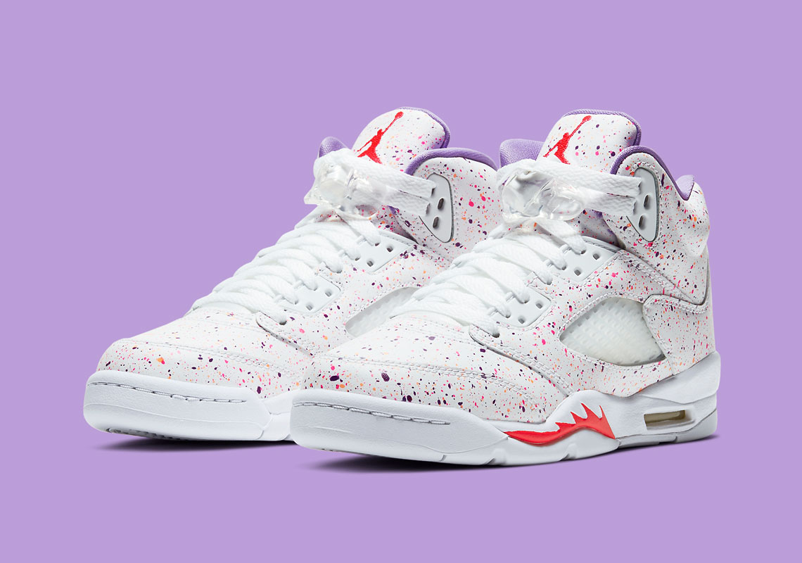 Air Jordan 5 Gs Splatter Ct1605 100 3 1