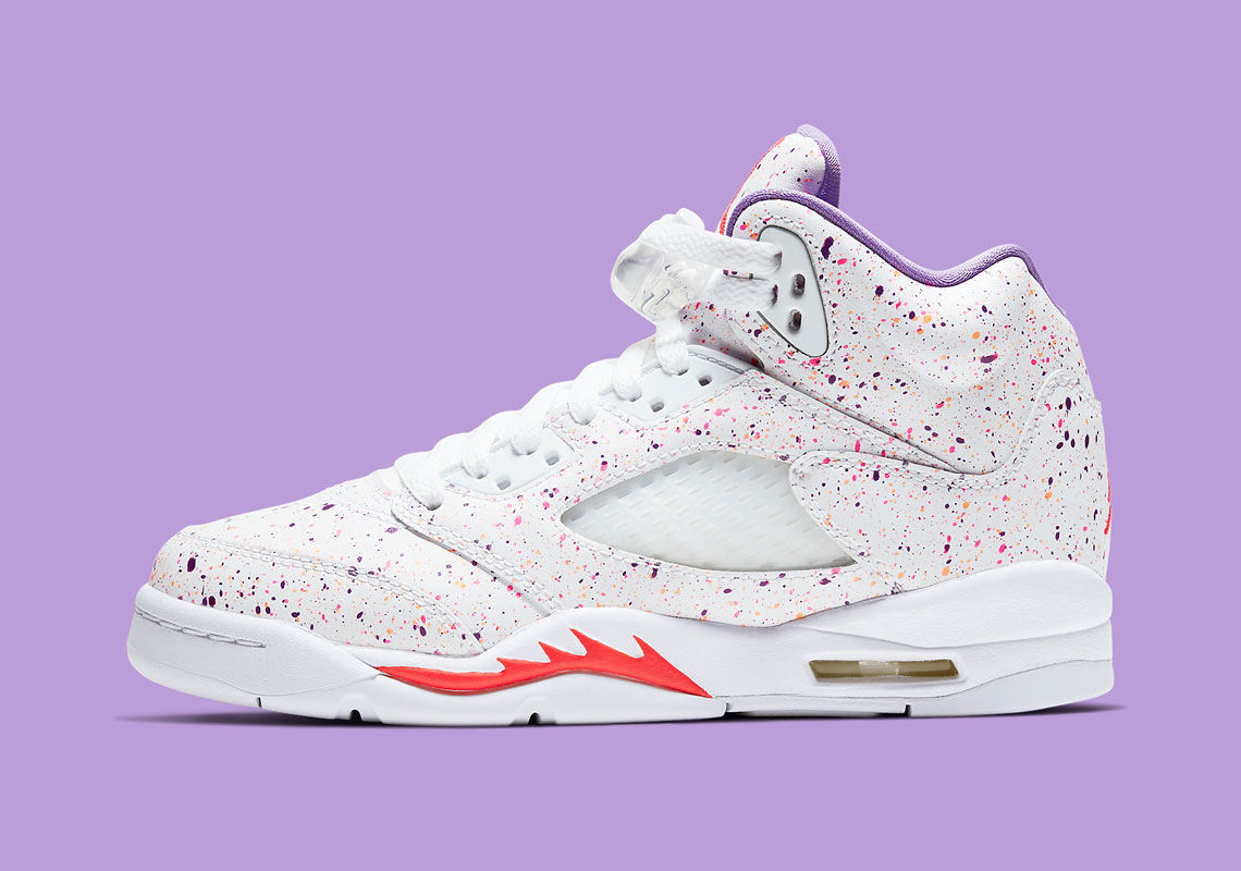 Air Jordan 5 Gs Splatter Ct1605 100 6 1