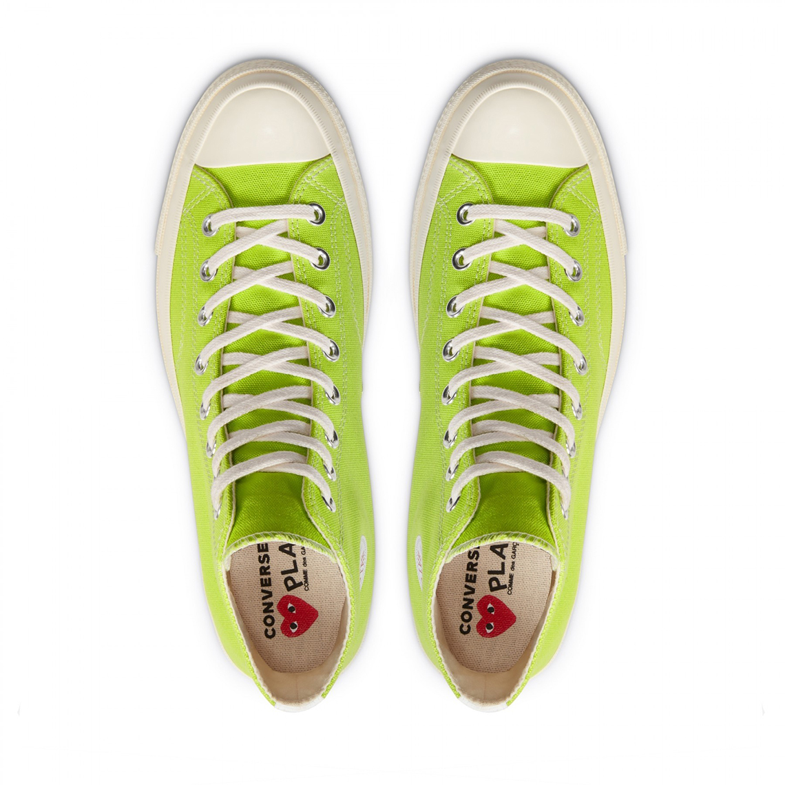 Cdg Play Converse Chuck 70 High Green 2