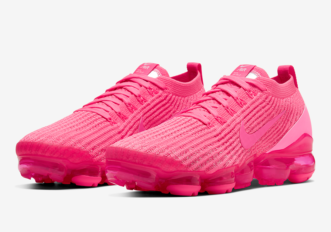 The Nike Vapormax Flyknit 3 Gets A Full Hot Pink Highlighter Hue