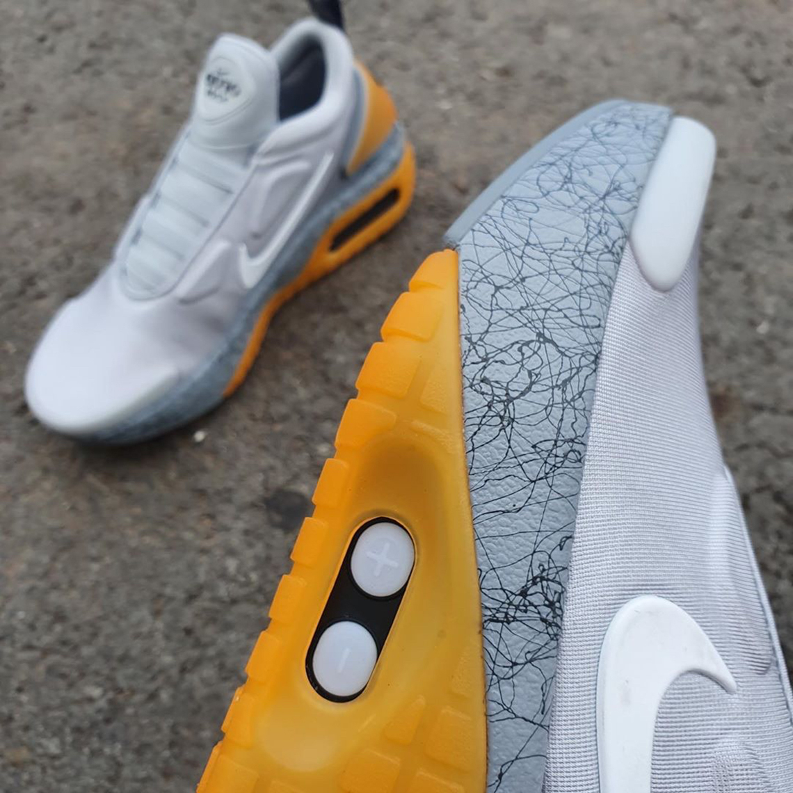 Nike Adapt Le 01 Grey Yellow Cw7304 001 3