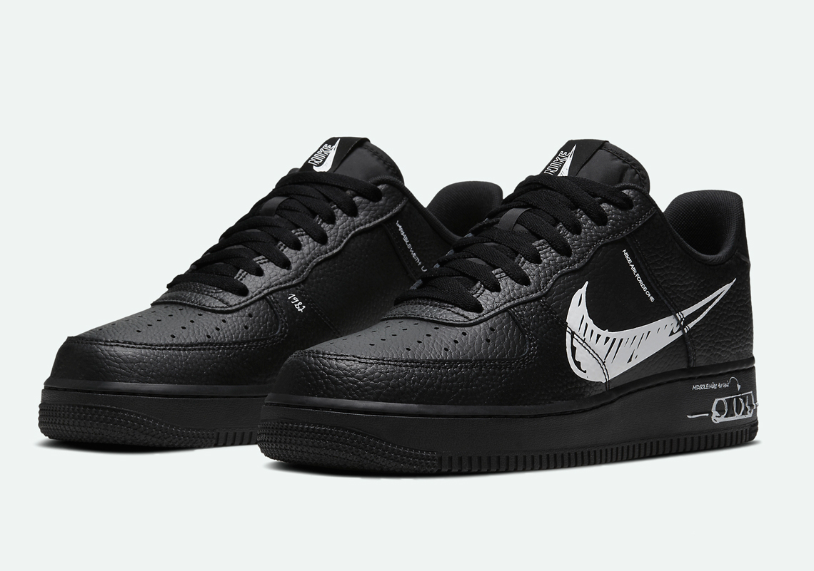 Nike Air Force 1 Low Sketch Pack Cw7581 001 4