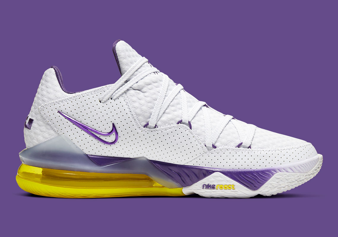 Nike Lebron 17 Low Lakers Home Cd5007 102 6