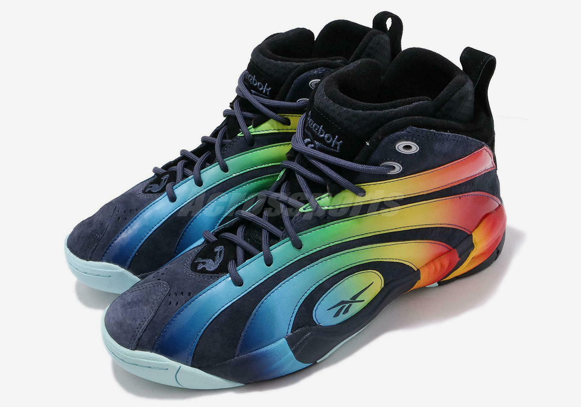 Reebok Brings Back The Shaqnosis In A Loud Rainbow-Accented Colorway