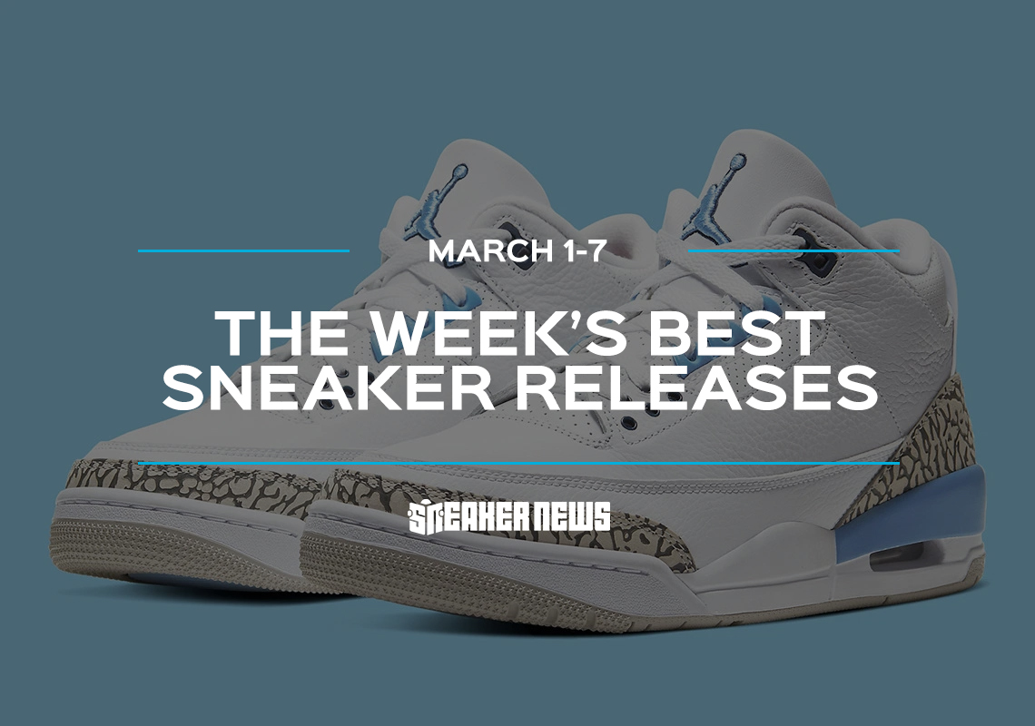 The Air Jordan 3 "UNC" and adidas Microbounce Are Among This Week's Best Sneaker Releases