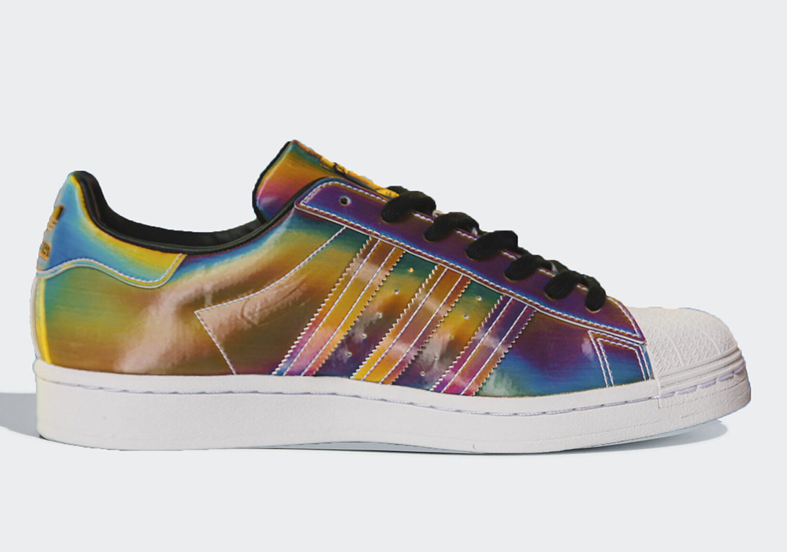 adidas Inserts Full Iridescent Uppers To The Superstar’s Anniversary Run