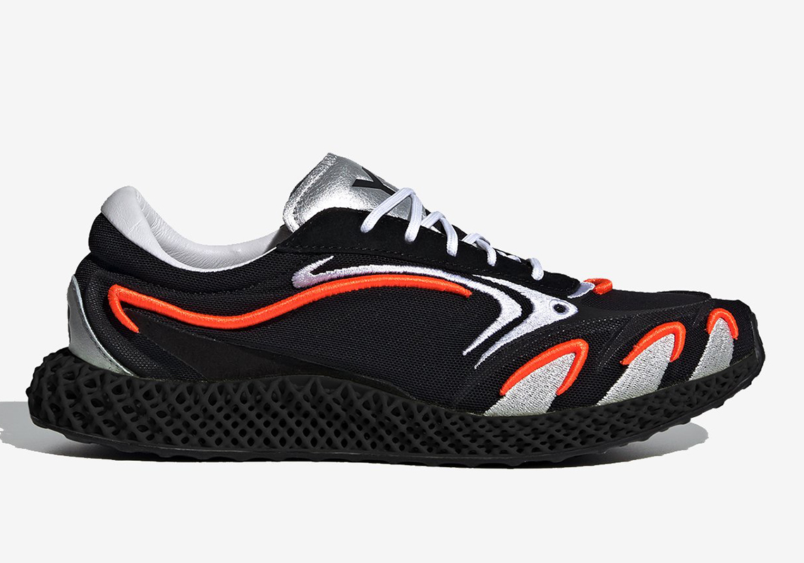 Adidas Y 3 Runner 4d Fu9208 Black Orange Release Date 1