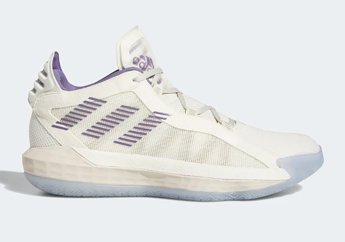 Adidas Dame 6 White Purple Fu9448 2