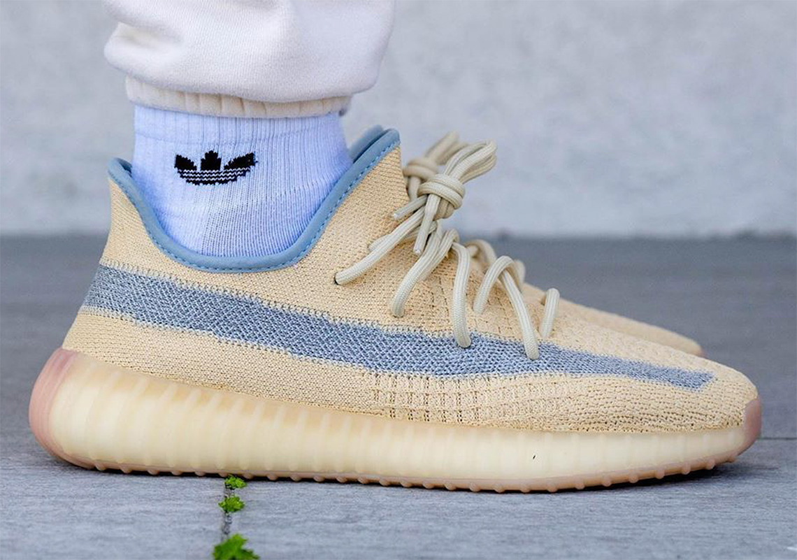 Best Look Yet At The adidas Yeezy Boost 350 v2 "Linen"