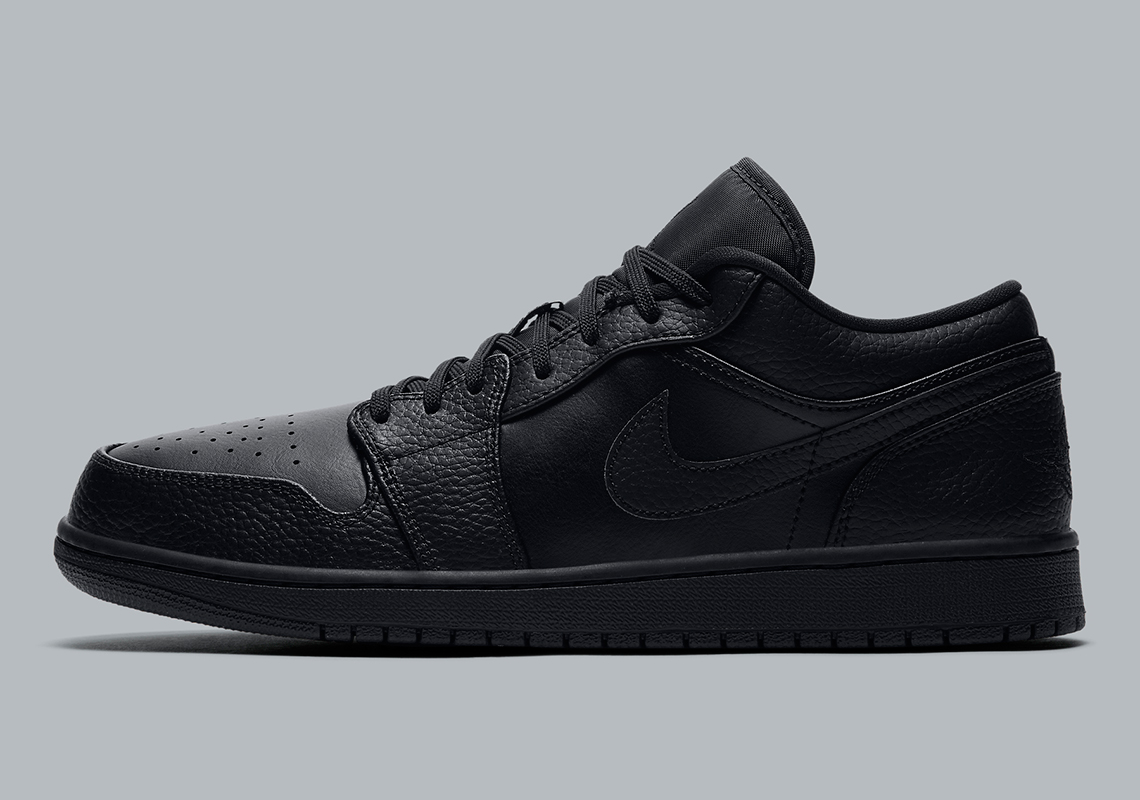 The Air Jordan 1 Low "Triple Black" Is Returning Soon