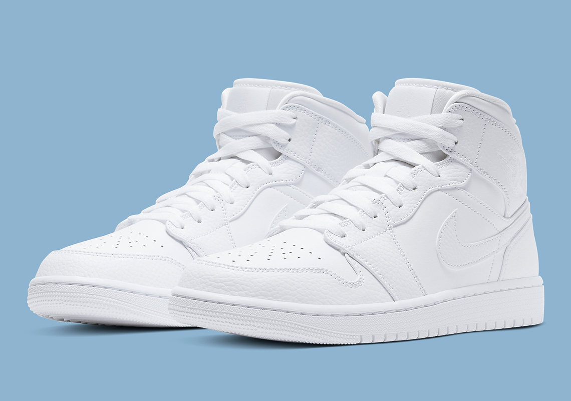 Air Jordan 1 Mid "Triple White" Will Be Back For Summer