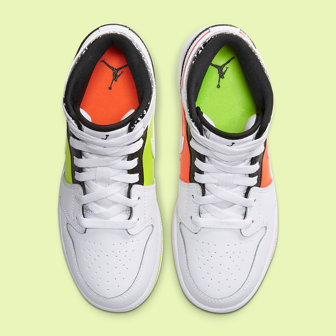 Air Jordan 1 Mid Volt Orange 554725 870 3