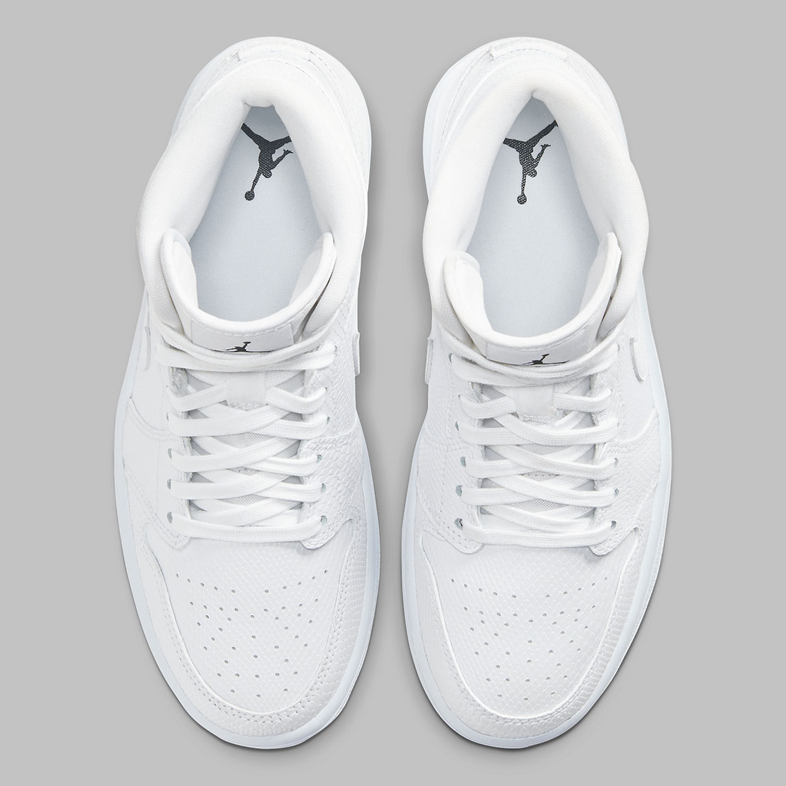 Air Jordan 1 Mid White Snakeskin Bq6472 110 5