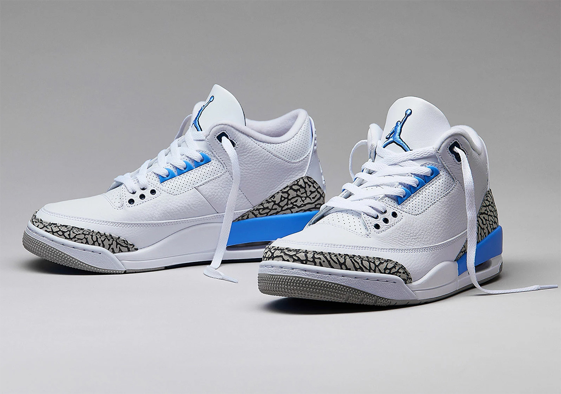 The Air Jordan 3 "UNC" Officially Releases Tomorrow