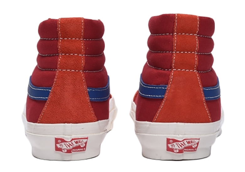 Billys Vans Sk8 Hi Red 1