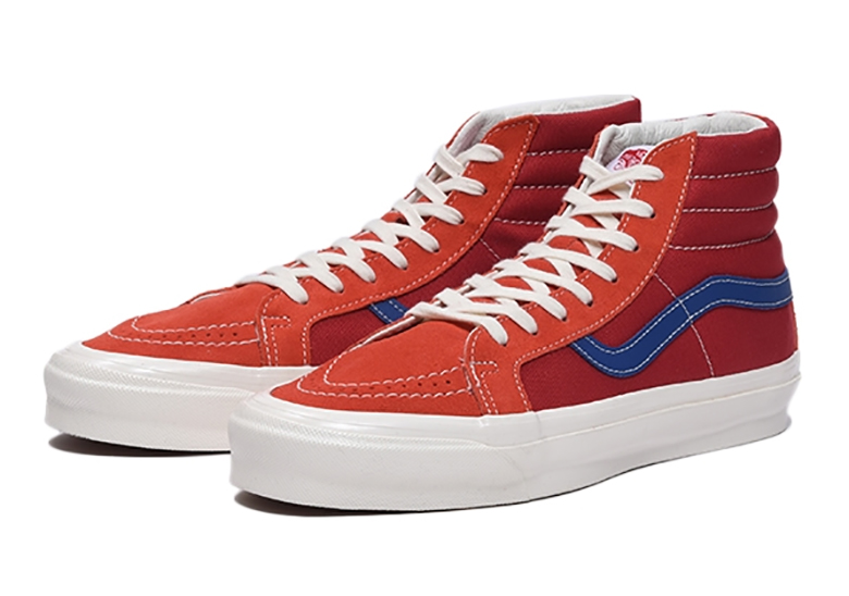 Billys Vans Sk8 Hi Red 2