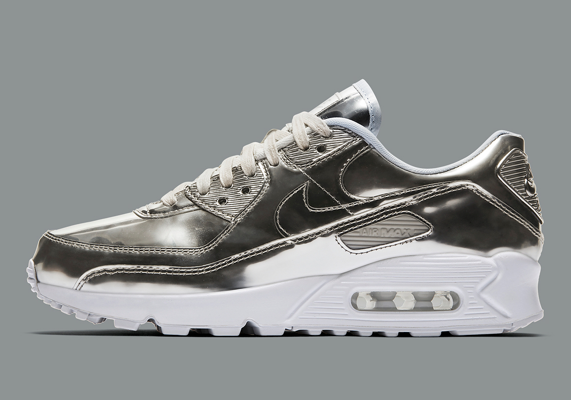 Nike Air Max 90 Medal Silver Cq6639 001 2