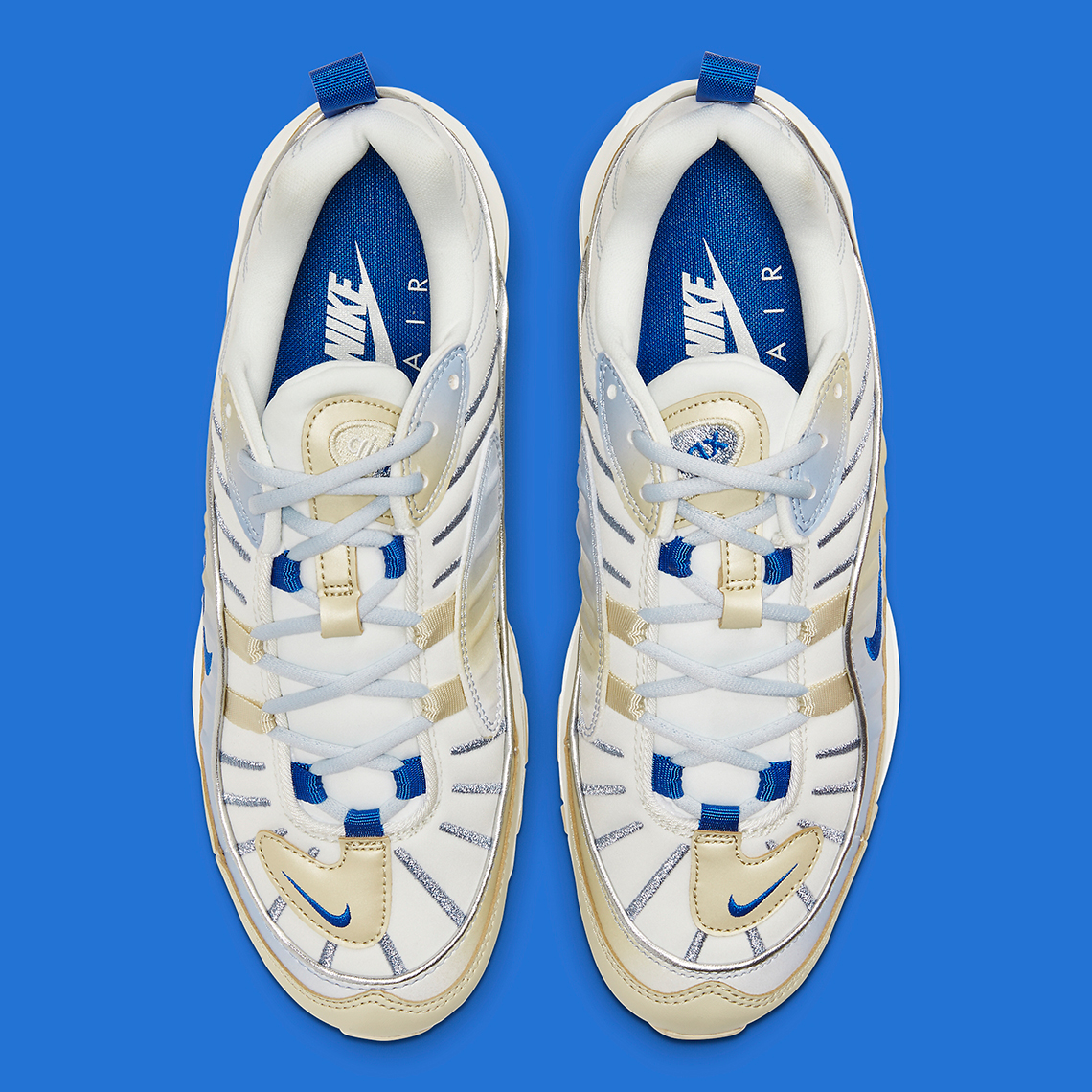 Nike Air Max 98 Gold Blue Cd0685 200 5