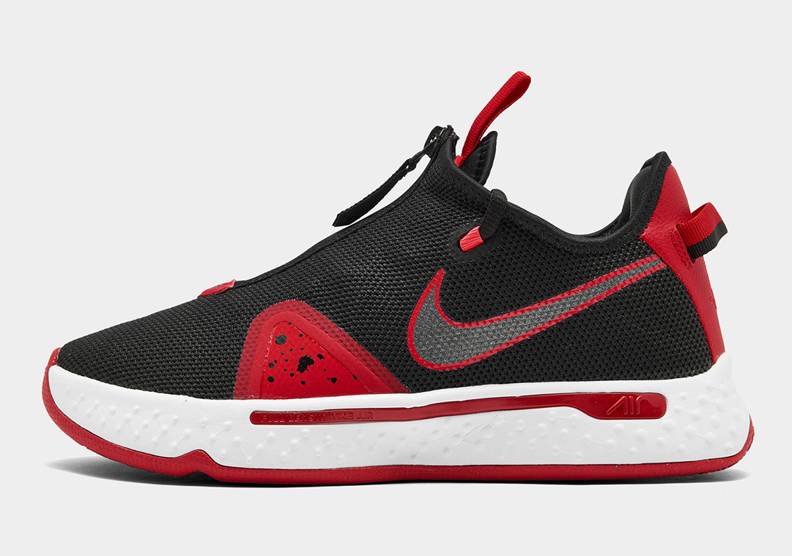 Nike Pg 4 Black University Red White Cd5079 003 1