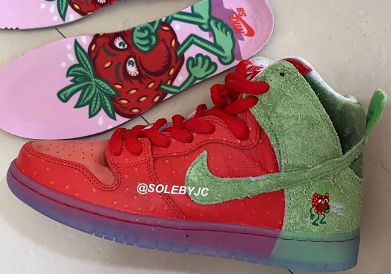 Nike SB’s Dunk High For 4/20 Recognizes The “Strawberry Cough” Strain