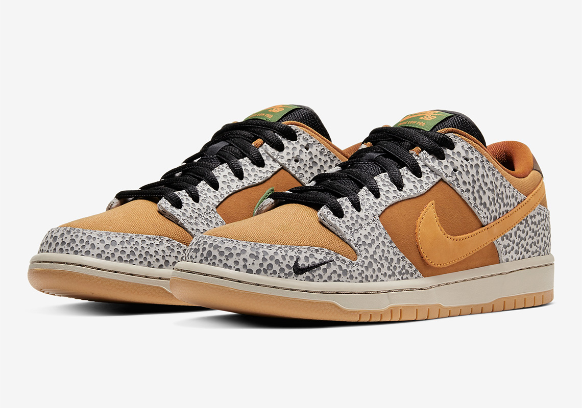 Nike Sb Dunk Low Safari Cd2563 002 Official Photos 4