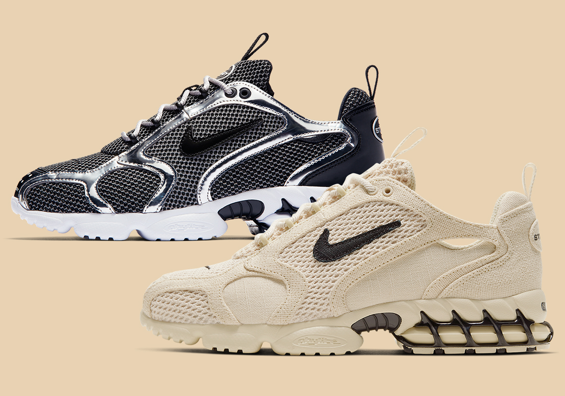 Official Images Of The Upcoming Stussy x Nike Caged Zoom Spiridon