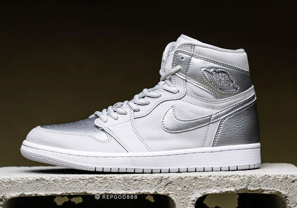 Detailed Look At The Air Jordan 1 Co.JP "Neutral Grey"