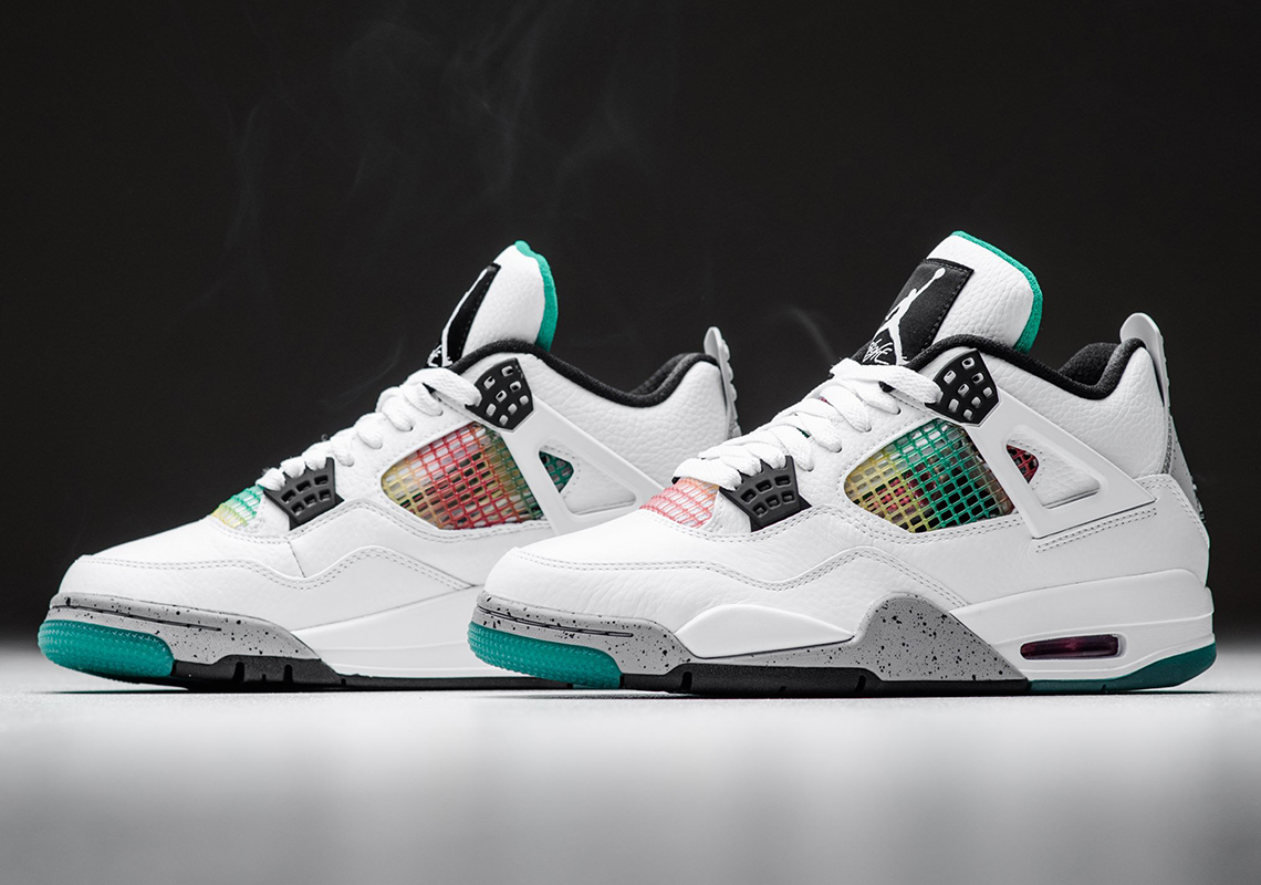 The Air Jordan 4 "Lucid Green" Is Available Now