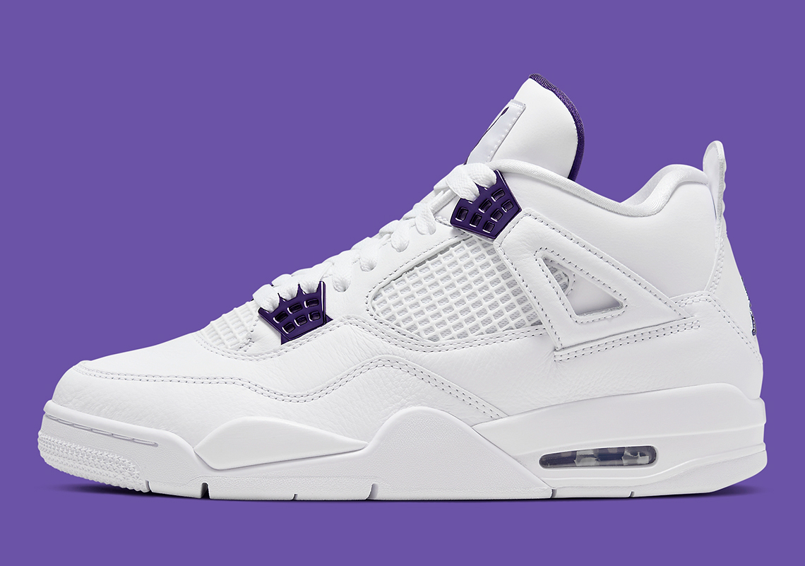 Official Images Of The Air Jordan 4 "Metallic Purple"