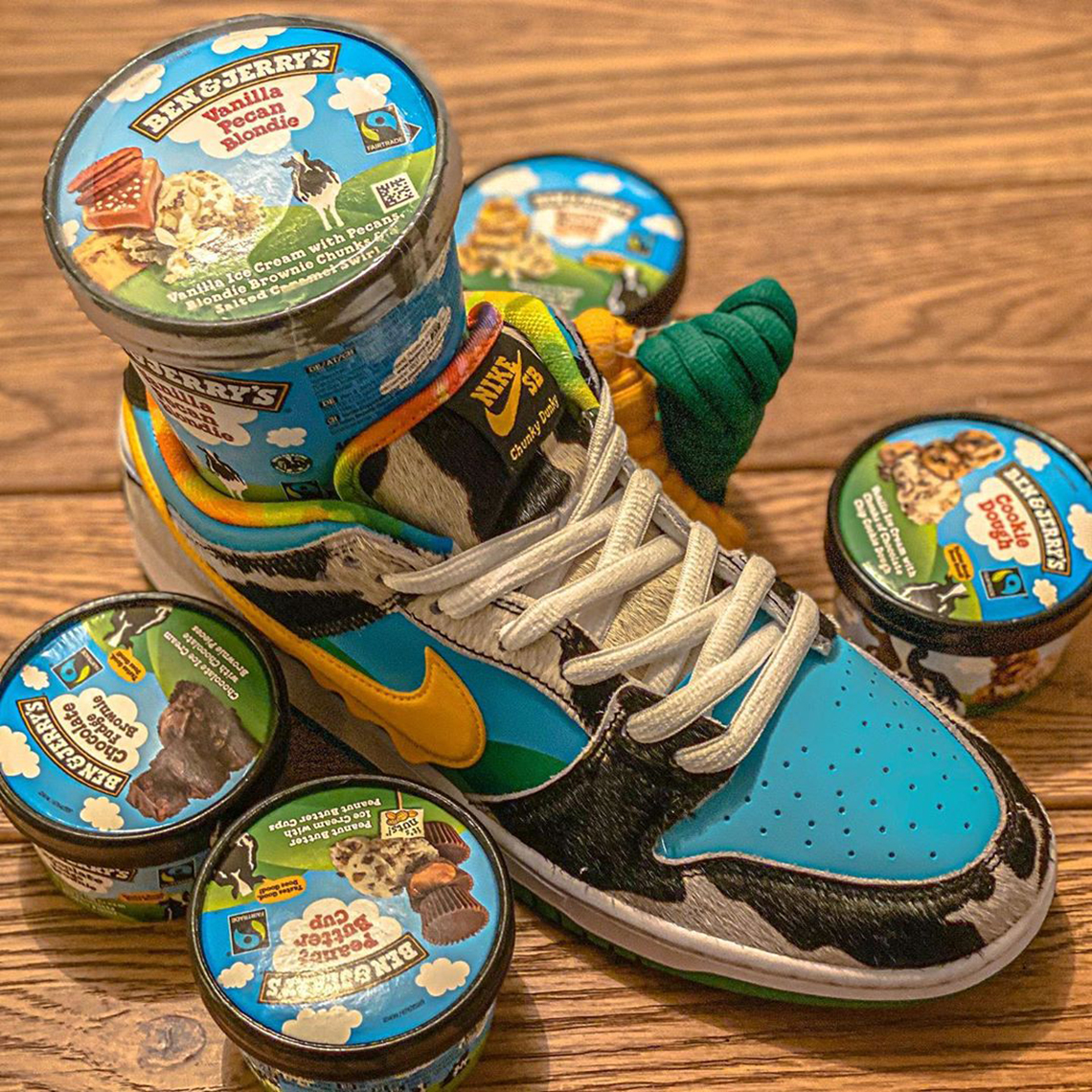 Ben And Jerrys Nike Sb Dunk Low Chunky Dunky Photos 1