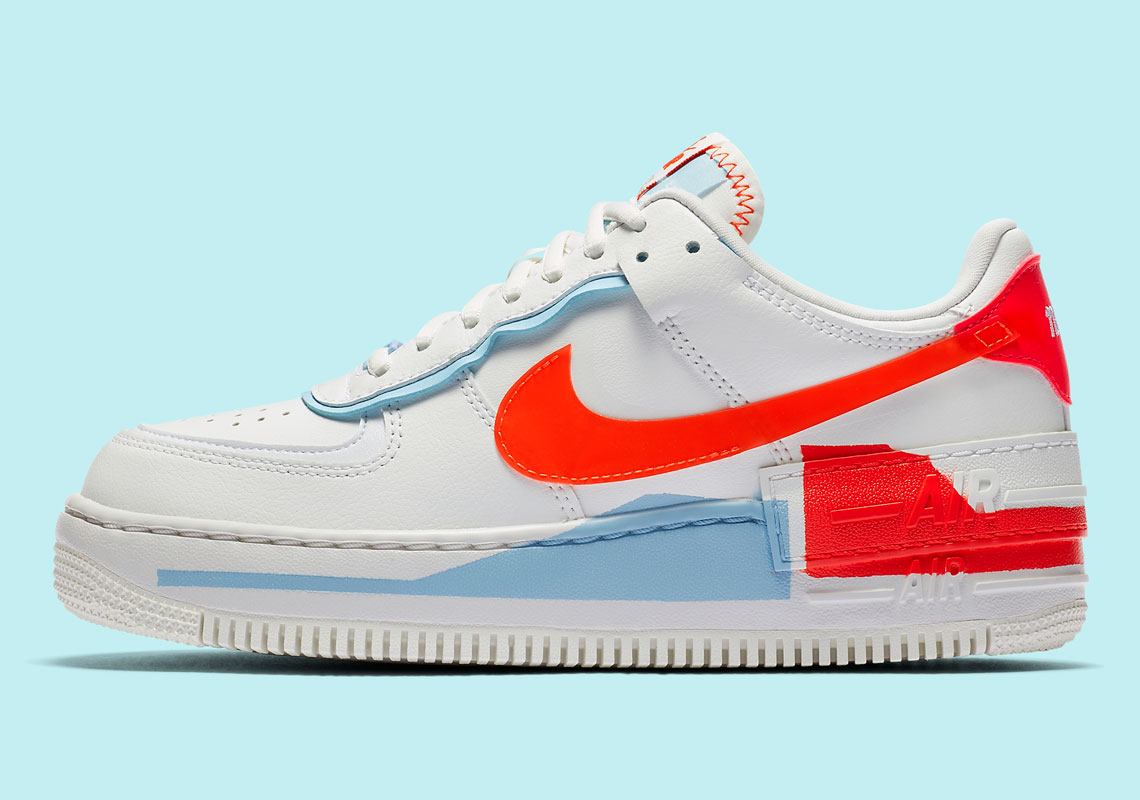 The Nike Air Force 1 Shadow Appears With "Team Orange" Swooshes