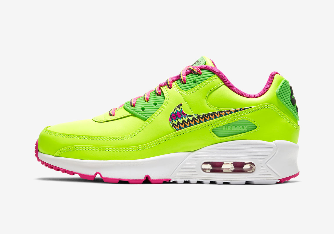 Nike Adds Tribal Patterns On The Air Max 90 For Kids
