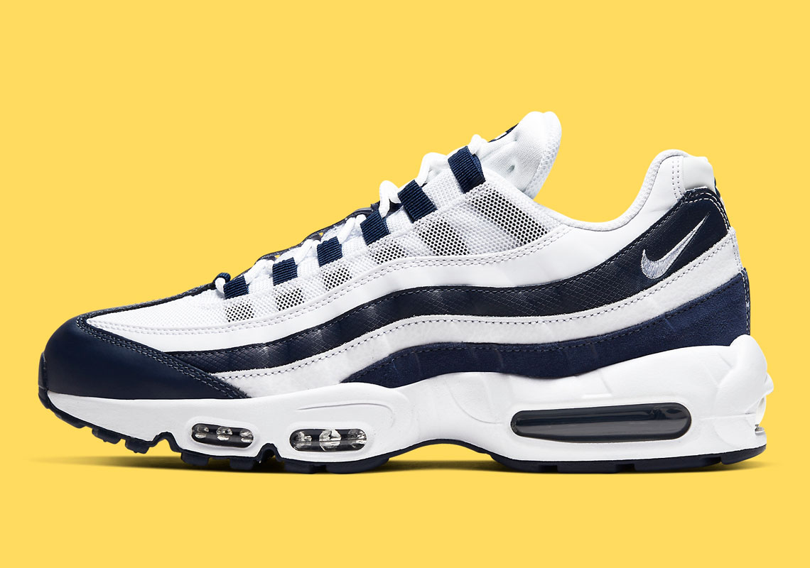 The Nike Air Max 95 Essential Gets Navy Stripes