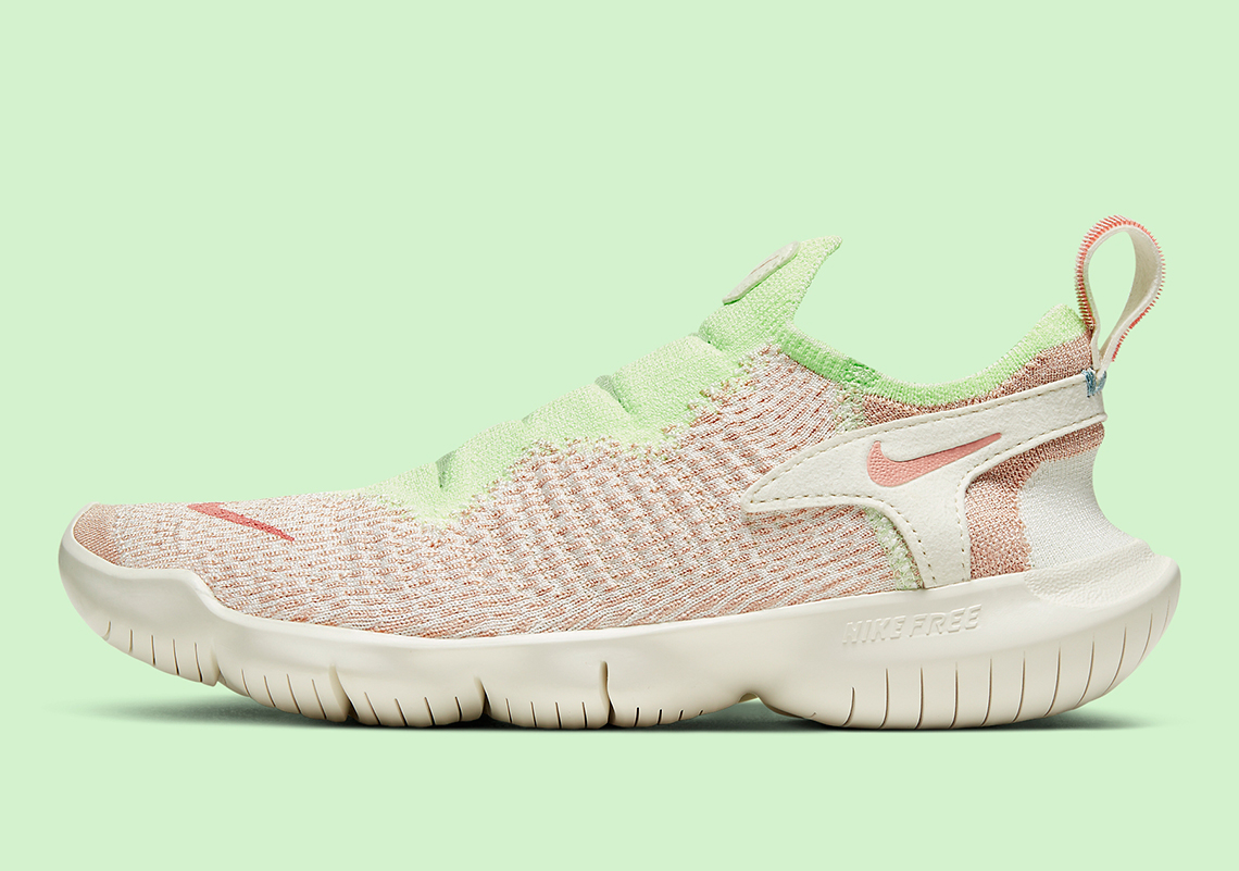 Nike Free Run Flyknit 2020 White Volt Cj0267 100 5