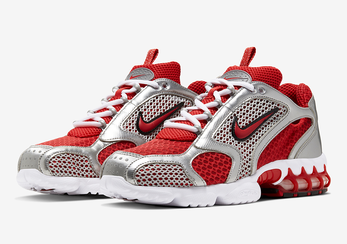 Nike Zoom Spiridon Caged 2 Track Red Cj1288 600 3 1